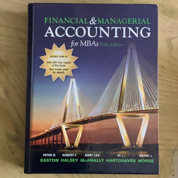Cambridge- Financial & Managerial Accounting for MBAs 5th Edition for college - Picture 1 of 3